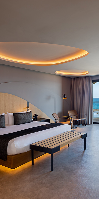  Imagen emblemática de la Junior Suite del Hotel Faro, a Lopesan Collection Hotel en Maspalomas, Gran Canaria 